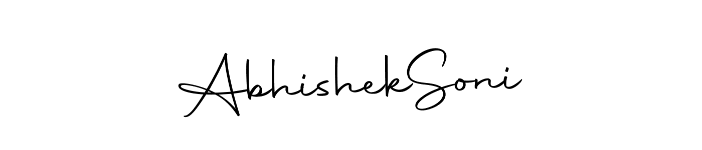 Also we have Abhishek  Soni name is the best signature style. Create professional handwritten signature collection using Autography-DOLnW autograph style. Abhishek  Soni signature style 10 images and pictures png