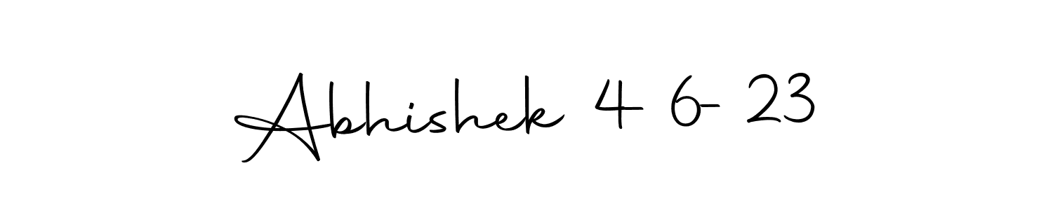 You can use this online signature creator to create a handwritten signature for the name Abhishek 4-6-23. This is the best online autograph maker. Abhishek 4-6-23 signature style 10 images and pictures png