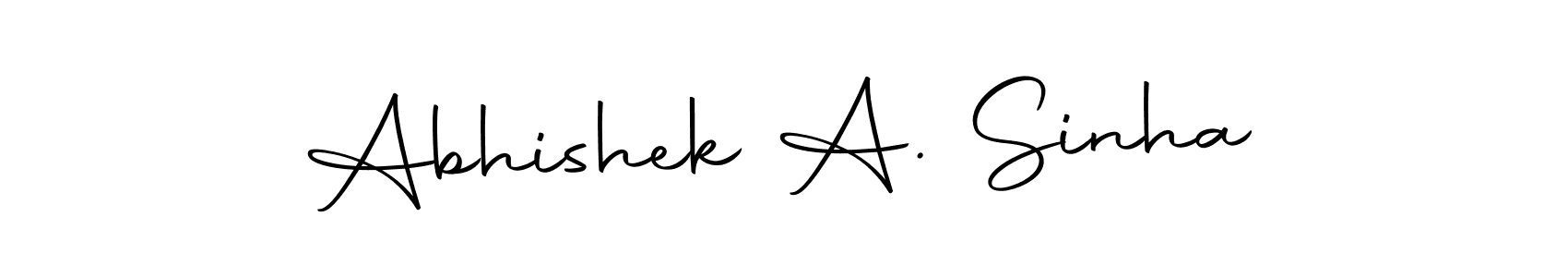 Also we have Abhishek A. Sinha name is the best signature style. Create professional handwritten signature collection using Autography-DOLnW autograph style. Abhishek A. Sinha signature style 10 images and pictures png