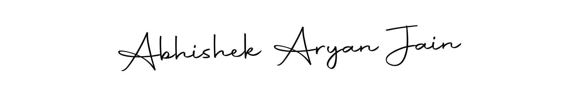 Use a signature maker to create a handwritten signature online. With this signature software, you can design (Autography-DOLnW) your own signature for name Abhishek Aryan Jain. Abhishek Aryan Jain signature style 10 images and pictures png