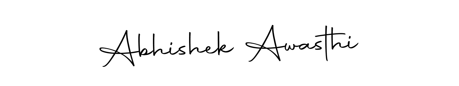 Use a signature maker to create a handwritten signature online. With this signature software, you can design (Autography-DOLnW) your own signature for name Abhishek Awasthi. Abhishek Awasthi signature style 10 images and pictures png