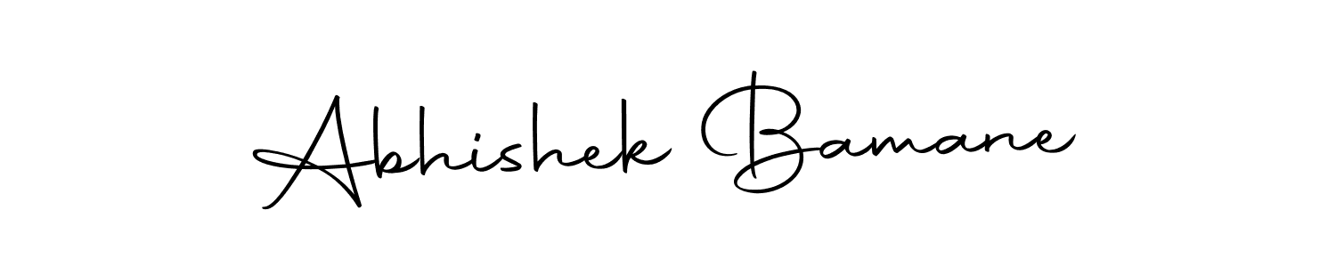 How to make Abhishek Bamane signature? Autography-DOLnW is a professional autograph style. Create handwritten signature for Abhishek Bamane name. Abhishek Bamane signature style 10 images and pictures png