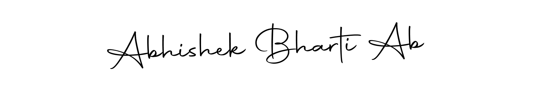 Make a short Abhishek Bharti Ab signature style. Manage your documents anywhere anytime using Autography-DOLnW. Create and add eSignatures, submit forms, share and send files easily. Abhishek Bharti Ab signature style 10 images and pictures png
