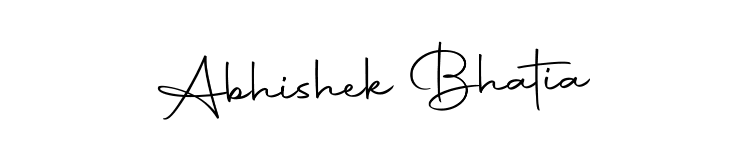 The best way (Autography-DOLnW) to make a short signature is to pick only two or three words in your name. The name Abhishek Bhatia include a total of six letters. For converting this name. Abhishek Bhatia signature style 10 images and pictures png