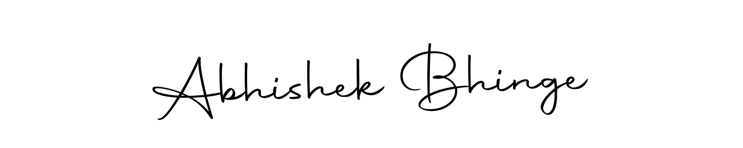 The best way (Autography-DOLnW) to make a short signature is to pick only two or three words in your name. The name Abhishek Bhinge include a total of six letters. For converting this name. Abhishek Bhinge signature style 10 images and pictures png