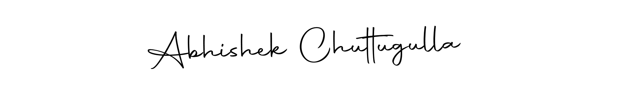 The best way (Autography-DOLnW) to make a short signature is to pick only two or three words in your name. The name Abhishek Chuttugulla  include a total of six letters. For converting this name. Abhishek Chuttugulla  signature style 10 images and pictures png