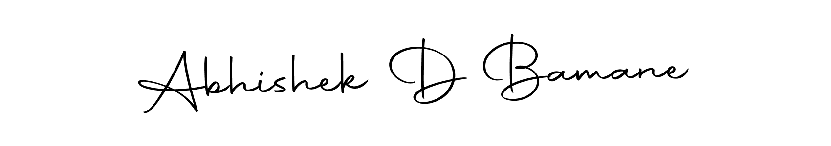 Autography-DOLnW is a professional signature style that is perfect for those who want to add a touch of class to their signature. It is also a great choice for those who want to make their signature more unique. Get Abhishek D Bamane name to fancy signature for free. Abhishek D Bamane signature style 10 images and pictures png