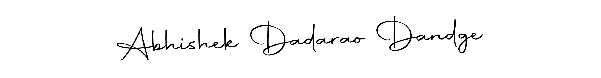Design your own signature with our free online signature maker. With this signature software, you can create a handwritten (Autography-DOLnW) signature for name Abhishek Dadarao Dandge. Abhishek Dadarao Dandge signature style 10 images and pictures png