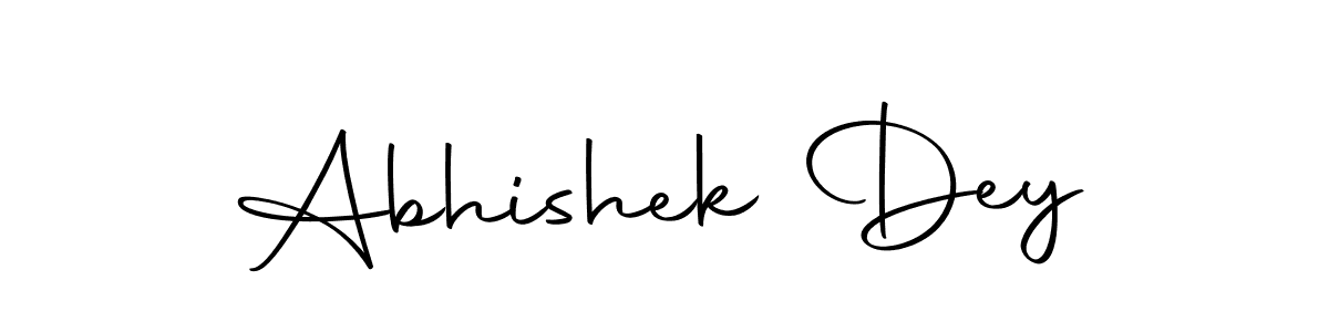 Create a beautiful signature design for name Abhishek Dey. With this signature (Autography-DOLnW) fonts, you can make a handwritten signature for free. Abhishek Dey signature style 10 images and pictures png