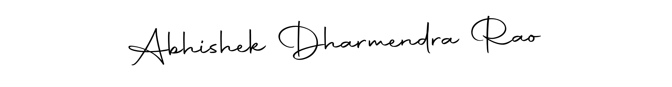 Make a beautiful signature design for name Abhishek Dharmendra Rao. Use this online signature maker to create a handwritten signature for free. Abhishek Dharmendra Rao signature style 10 images and pictures png