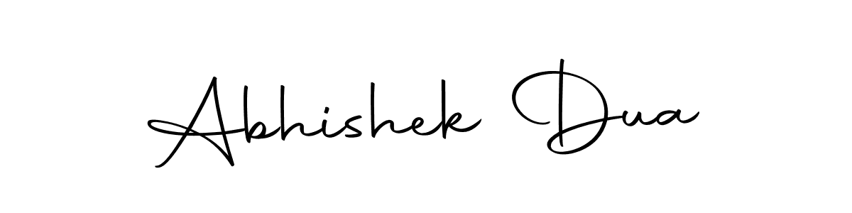 Design your own signature with our free online signature maker. With this signature software, you can create a handwritten (Autography-DOLnW) signature for name Abhishek Dua. Abhishek Dua signature style 10 images and pictures png