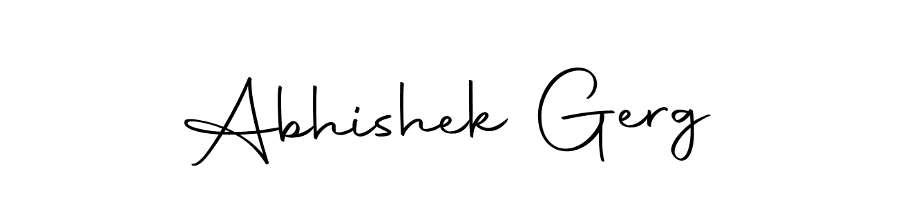Autography-DOLnW is a professional signature style that is perfect for those who want to add a touch of class to their signature. It is also a great choice for those who want to make their signature more unique. Get Abhishek Gerg name to fancy signature for free. Abhishek Gerg signature style 10 images and pictures png