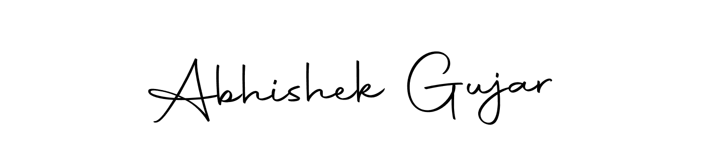 Use a signature maker to create a handwritten signature online. With this signature software, you can design (Autography-DOLnW) your own signature for name Abhishek Gujar. Abhishek Gujar signature style 10 images and pictures png