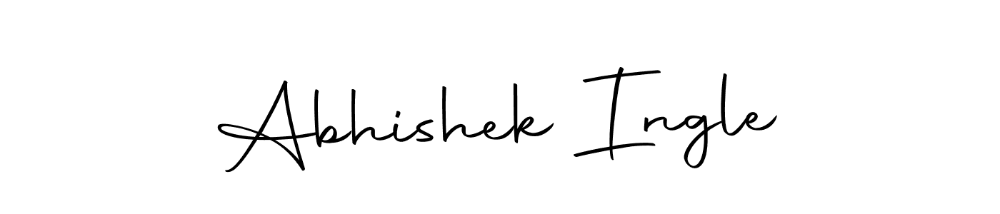 The best way (Autography-DOLnW) to make a short signature is to pick only two or three words in your name. The name Abhishek Ingle include a total of six letters. For converting this name. Abhishek Ingle signature style 10 images and pictures png