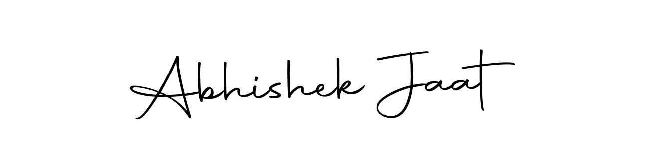 Use a signature maker to create a handwritten signature online. With this signature software, you can design (Autography-DOLnW) your own signature for name Abhishek Jaat. Abhishek Jaat signature style 10 images and pictures png