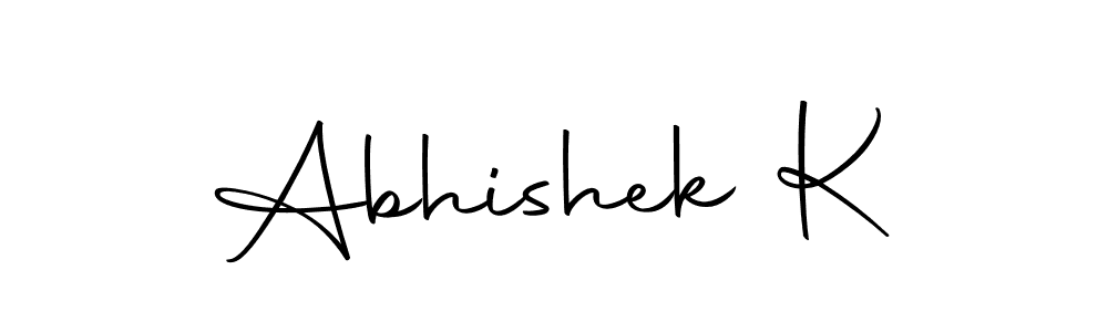 Abhishek K stylish signature style. Best Handwritten Sign (Autography-DOLnW) for my name. Handwritten Signature Collection Ideas for my name Abhishek K. Abhishek K signature style 10 images and pictures png