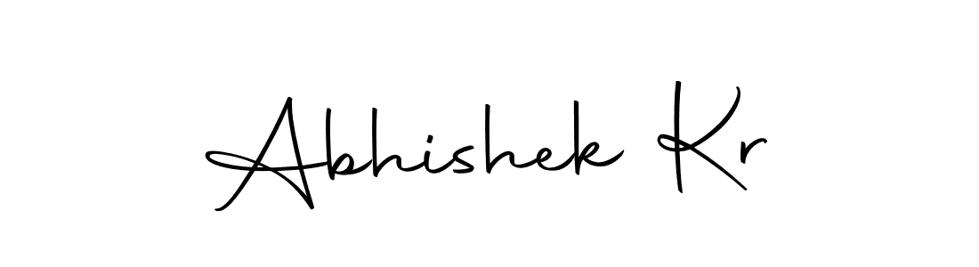 Make a beautiful signature design for name Abhishek Kr. Use this online signature maker to create a handwritten signature for free. Abhishek Kr signature style 10 images and pictures png