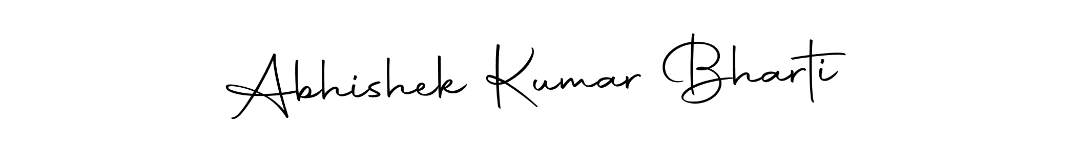The best way (Autography-DOLnW) to make a short signature is to pick only two or three words in your name. The name Abhishek Kumar Bharti include a total of six letters. For converting this name. Abhishek Kumar Bharti signature style 10 images and pictures png
