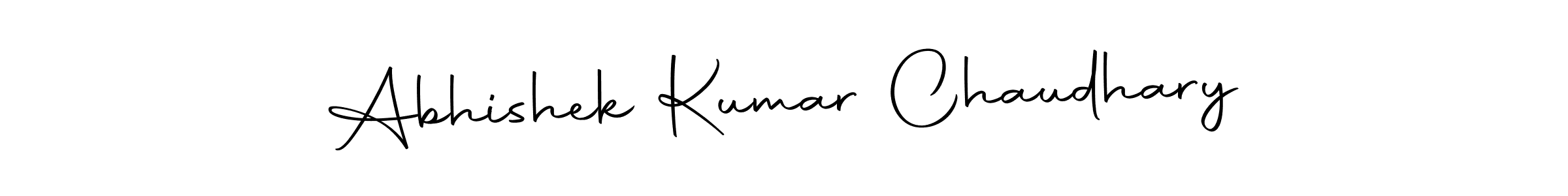 Design your own signature with our free online signature maker. With this signature software, you can create a handwritten (Autography-DOLnW) signature for name Abhishek Kumar Chaudhary. Abhishek Kumar Chaudhary signature style 10 images and pictures png
