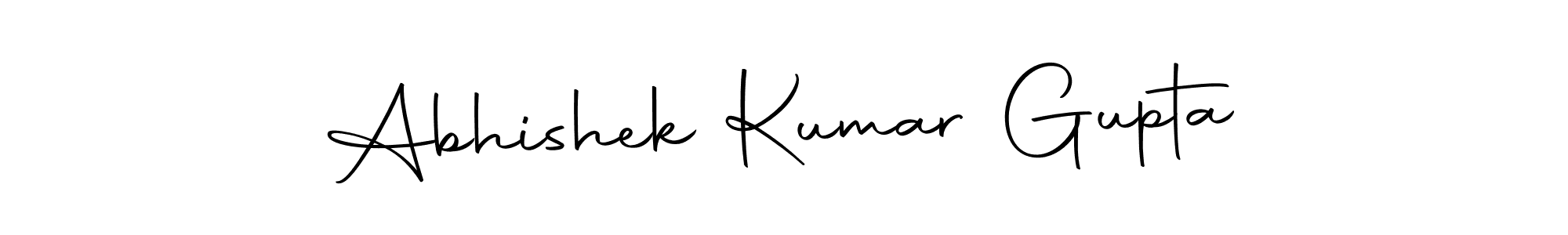 Make a short Abhishek Kumar Gupta signature style. Manage your documents anywhere anytime using Autography-DOLnW. Create and add eSignatures, submit forms, share and send files easily. Abhishek Kumar Gupta signature style 10 images and pictures png