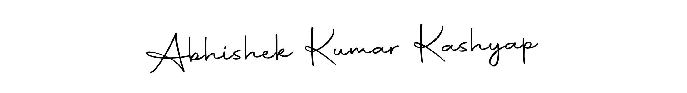 Create a beautiful signature design for name Abhishek Kumar Kashyap. With this signature (Autography-DOLnW) fonts, you can make a handwritten signature for free. Abhishek Kumar Kashyap signature style 10 images and pictures png