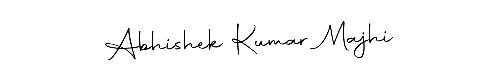 You should practise on your own different ways (Autography-DOLnW) to write your name (Abhishek Kumar Majhi) in signature. don't let someone else do it for you. Abhishek Kumar Majhi signature style 10 images and pictures png