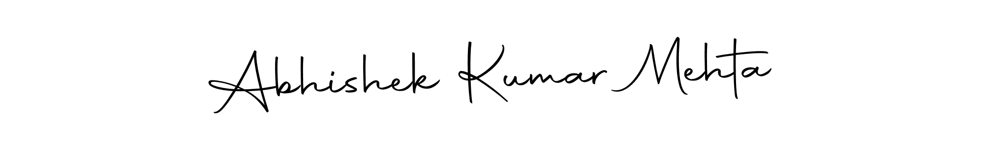 Make a beautiful signature design for name Abhishek Kumar Mehta. Use this online signature maker to create a handwritten signature for free. Abhishek Kumar Mehta signature style 10 images and pictures png