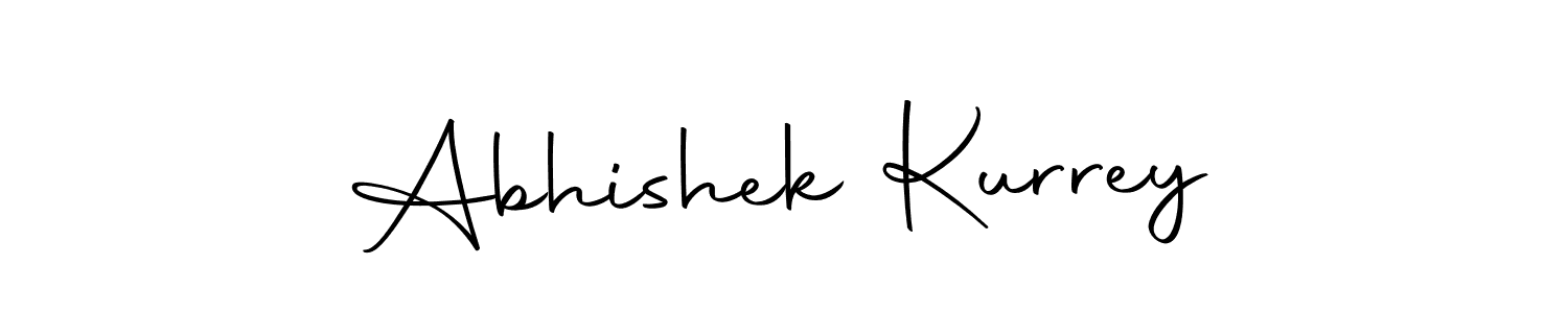 How to make Abhishek Kurrey name signature. Use Autography-DOLnW style for creating short signs online. This is the latest handwritten sign. Abhishek Kurrey signature style 10 images and pictures png