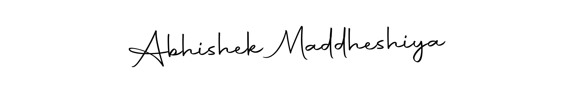 Make a beautiful signature design for name Abhishek Maddheshiya. Use this online signature maker to create a handwritten signature for free. Abhishek Maddheshiya signature style 10 images and pictures png