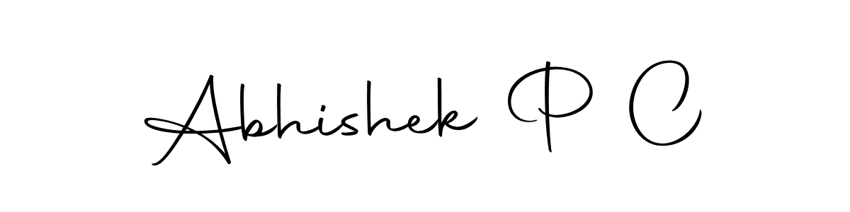 Make a beautiful signature design for name Abhishek P C. Use this online signature maker to create a handwritten signature for free. Abhishek P C signature style 10 images and pictures png