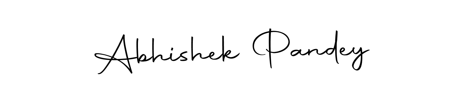 Create a beautiful signature design for name Abhishek Pandey. With this signature (Autography-DOLnW) fonts, you can make a handwritten signature for free. Abhishek Pandey signature style 10 images and pictures png