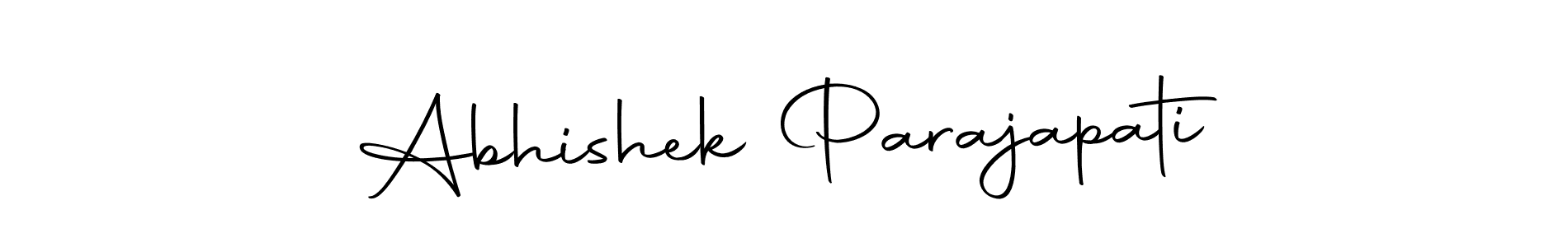 Design your own signature with our free online signature maker. With this signature software, you can create a handwritten (Autography-DOLnW) signature for name Abhishek Parajapati. Abhishek Parajapati signature style 10 images and pictures png