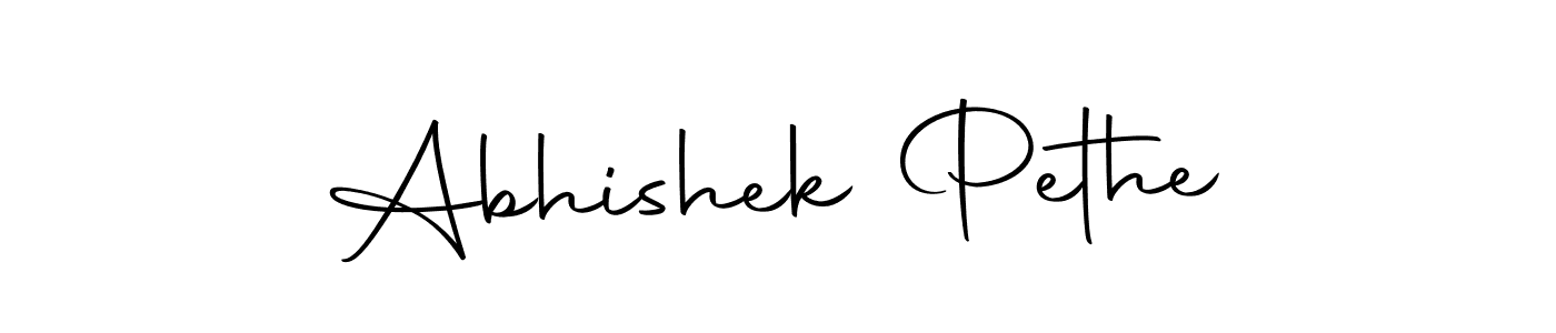 if you are searching for the best signature style for your name Abhishek Pethe. so please give up your signature search. here we have designed multiple signature styles  using Autography-DOLnW. Abhishek Pethe signature style 10 images and pictures png