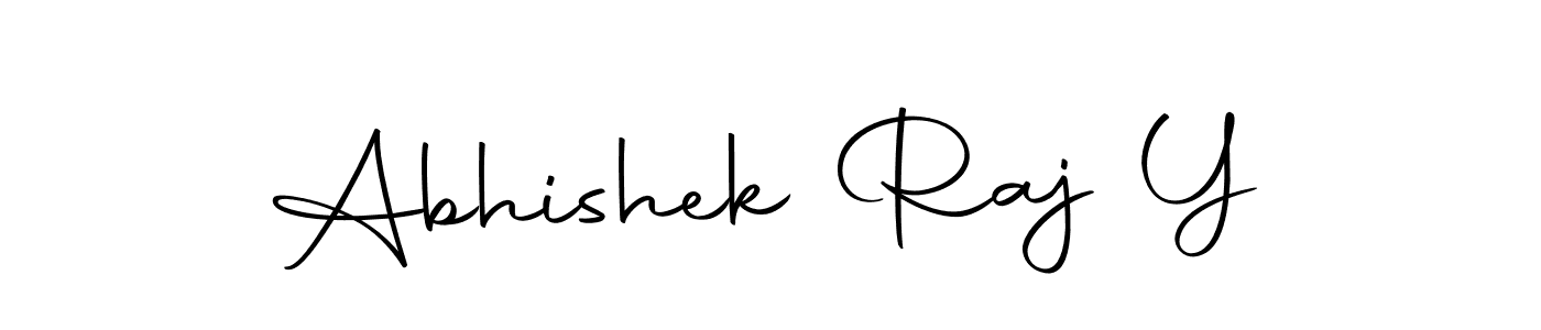 Design your own signature with our free online signature maker. With this signature software, you can create a handwritten (Autography-DOLnW) signature for name Abhishek Raj Y. Abhishek Raj Y signature style 10 images and pictures png