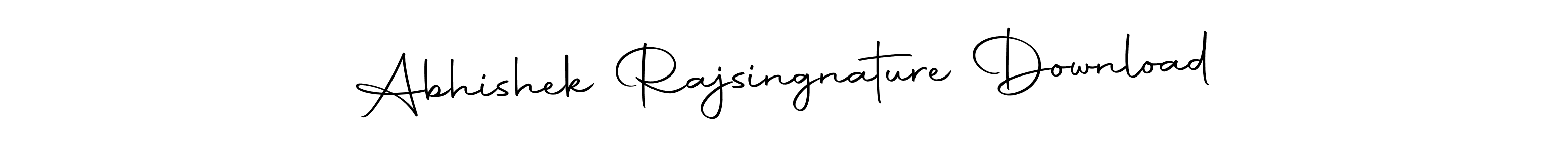 How to make Abhishek Rajsingnature Download name signature. Use Autography-DOLnW style for creating short signs online. This is the latest handwritten sign. Abhishek Rajsingnature Download signature style 10 images and pictures png