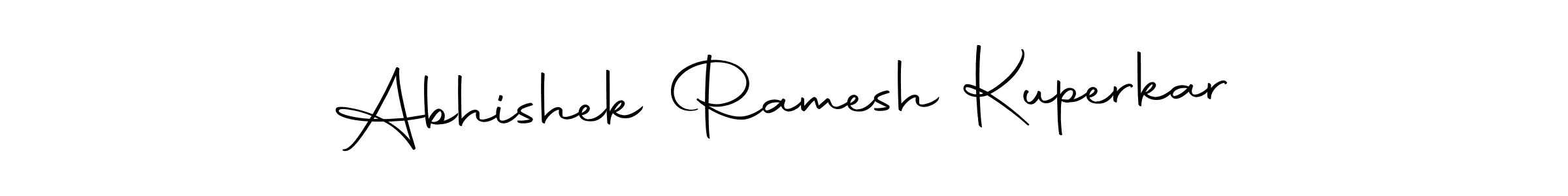 Make a beautiful signature design for name Abhishek Ramesh Kuperkar. Use this online signature maker to create a handwritten signature for free. Abhishek Ramesh Kuperkar signature style 10 images and pictures png