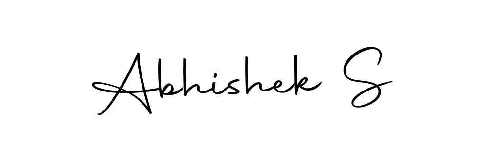 This is the best signature style for the Abhishek S name. Also you like these signature font (Autography-DOLnW). Mix name signature. Abhishek S signature style 10 images and pictures png