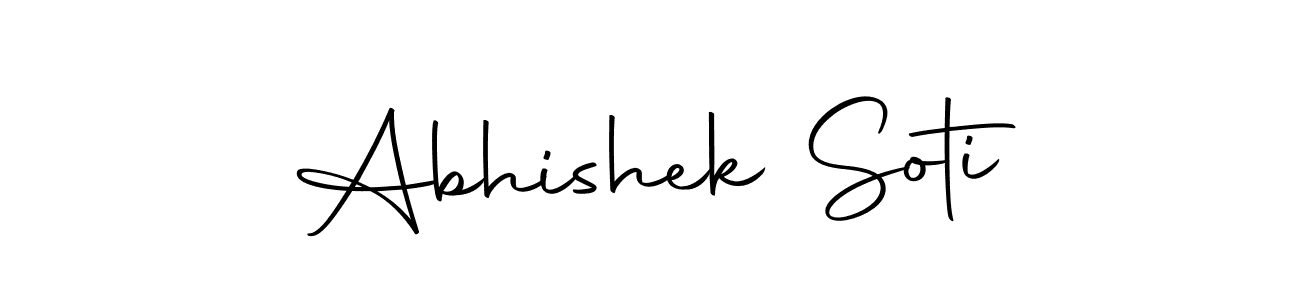 It looks lik you need a new signature style for name Abhishek Soti. Design unique handwritten (Autography-DOLnW) signature with our free signature maker in just a few clicks. Abhishek Soti signature style 10 images and pictures png