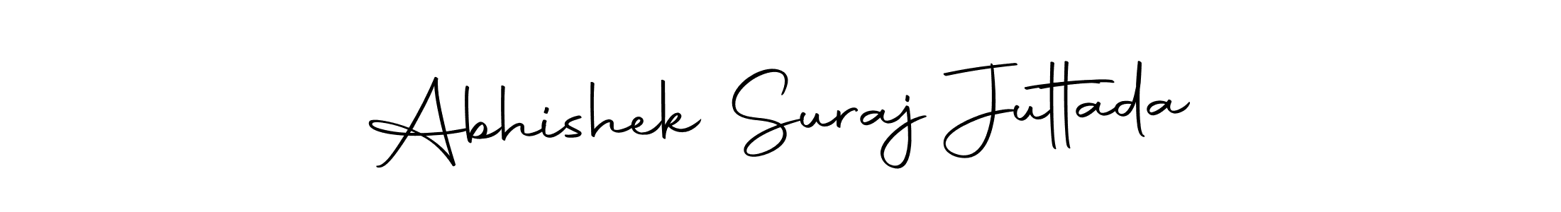 This is the best signature style for the Abhishek Suraj Juttada name. Also you like these signature font (Autography-DOLnW). Mix name signature. Abhishek Suraj Juttada signature style 10 images and pictures png