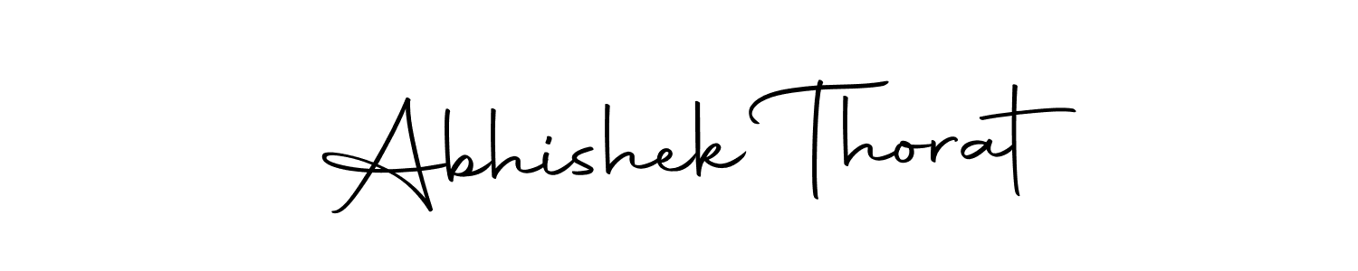 Use a signature maker to create a handwritten signature online. With this signature software, you can design (Autography-DOLnW) your own signature for name Abhishek Thorat. Abhishek Thorat signature style 10 images and pictures png