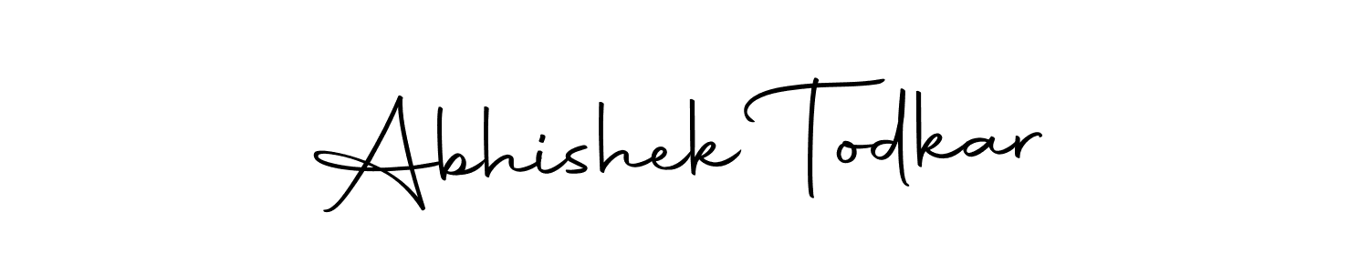 Also You can easily find your signature by using the search form. We will create Abhishek Todkar name handwritten signature images for you free of cost using Autography-DOLnW sign style. Abhishek Todkar signature style 10 images and pictures png
