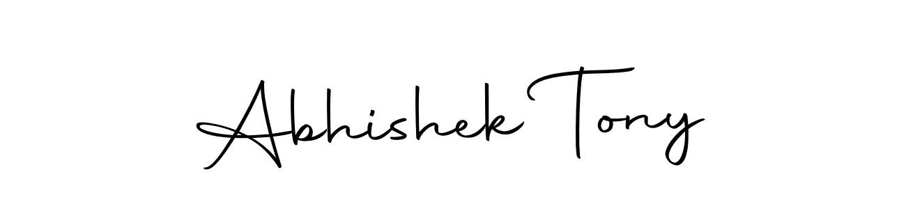 Make a beautiful signature design for name Abhishek Tony. With this signature (Autography-DOLnW) style, you can create a handwritten signature for free. Abhishek Tony signature style 10 images and pictures png