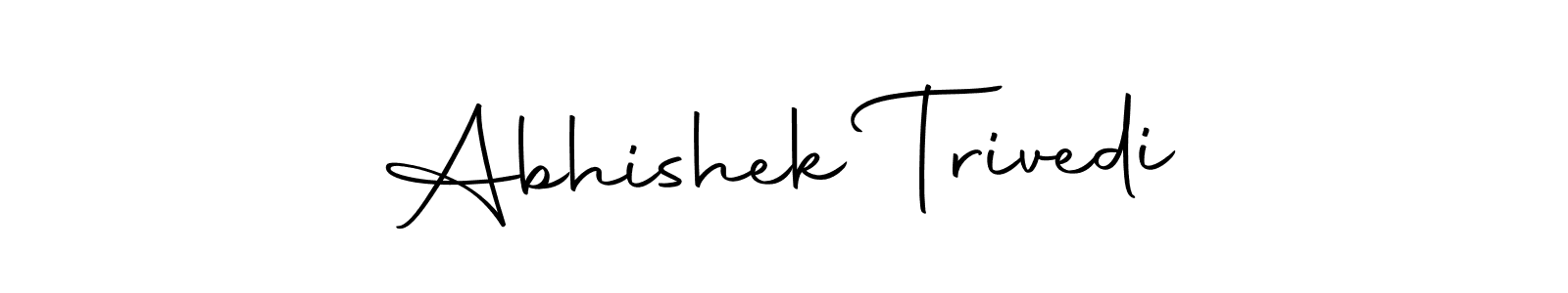 Design your own signature with our free online signature maker. With this signature software, you can create a handwritten (Autography-DOLnW) signature for name Abhishek Trivedi. Abhishek Trivedi signature style 10 images and pictures png