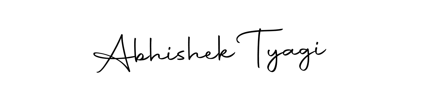 Make a beautiful signature design for name Abhishek Tyagi. With this signature (Autography-DOLnW) style, you can create a handwritten signature for free. Abhishek Tyagi signature style 10 images and pictures png