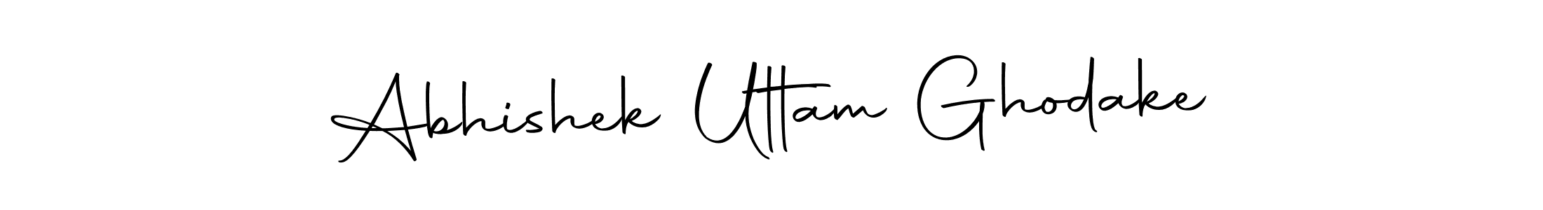 Design your own signature with our free online signature maker. With this signature software, you can create a handwritten (Autography-DOLnW) signature for name Abhishek Uttam Ghodake. Abhishek Uttam Ghodake signature style 10 images and pictures png