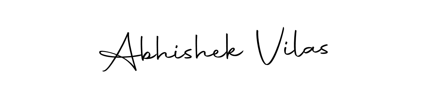 if you are searching for the best signature style for your name Abhishek Vilas. so please give up your signature search. here we have designed multiple signature styles  using Autography-DOLnW. Abhishek Vilas signature style 10 images and pictures png