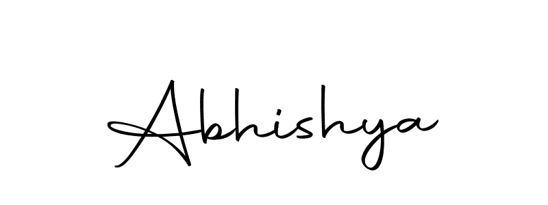 How to make Abhishya signature? Autography-DOLnW is a professional autograph style. Create handwritten signature for Abhishya name. Abhishya signature style 10 images and pictures png