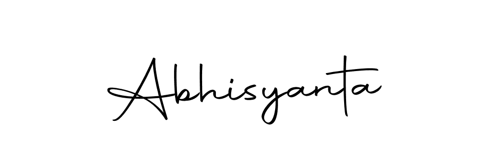 You should practise on your own different ways (Autography-DOLnW) to write your name (Abhisyanta) in signature. don't let someone else do it for you. Abhisyanta signature style 10 images and pictures png