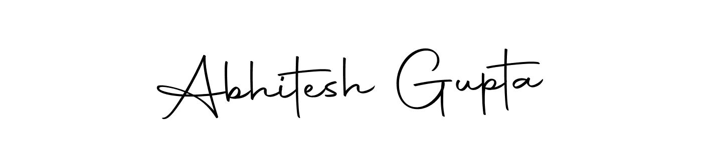 How to make Abhitesh Gupta name signature. Use Autography-DOLnW style for creating short signs online. This is the latest handwritten sign. Abhitesh Gupta signature style 10 images and pictures png