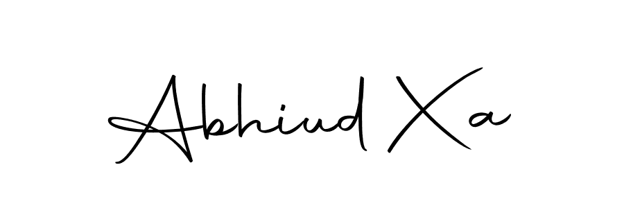 Design your own signature with our free online signature maker. With this signature software, you can create a handwritten (Autography-DOLnW) signature for name Abhiud Xa. Abhiud Xa signature style 10 images and pictures png